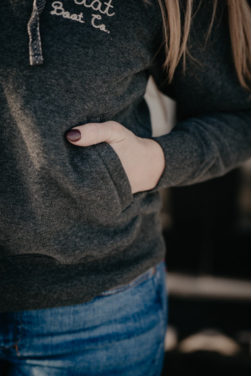 'Shan' Women's Full Zip Ariat Charcoal Hoodie (XS-XXL)