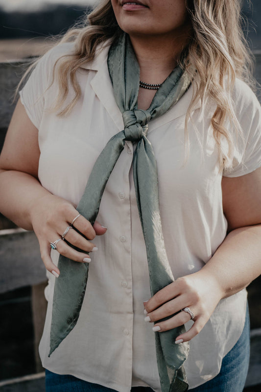 Jacquard 42" X-Large Silk Wild Rag (Multiple Colours)