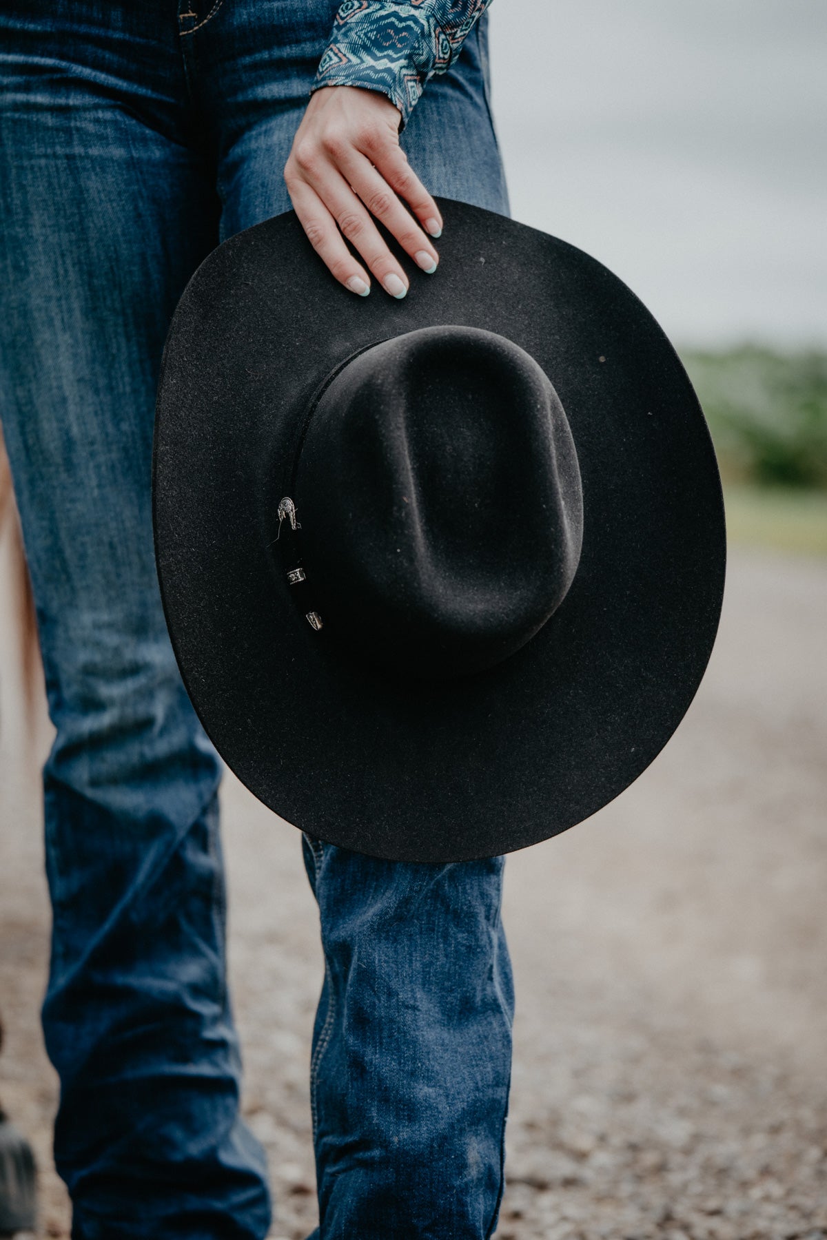 'The SP' 6X Felt Cowboy Hat by Cody Johnson X Resistol (Black)