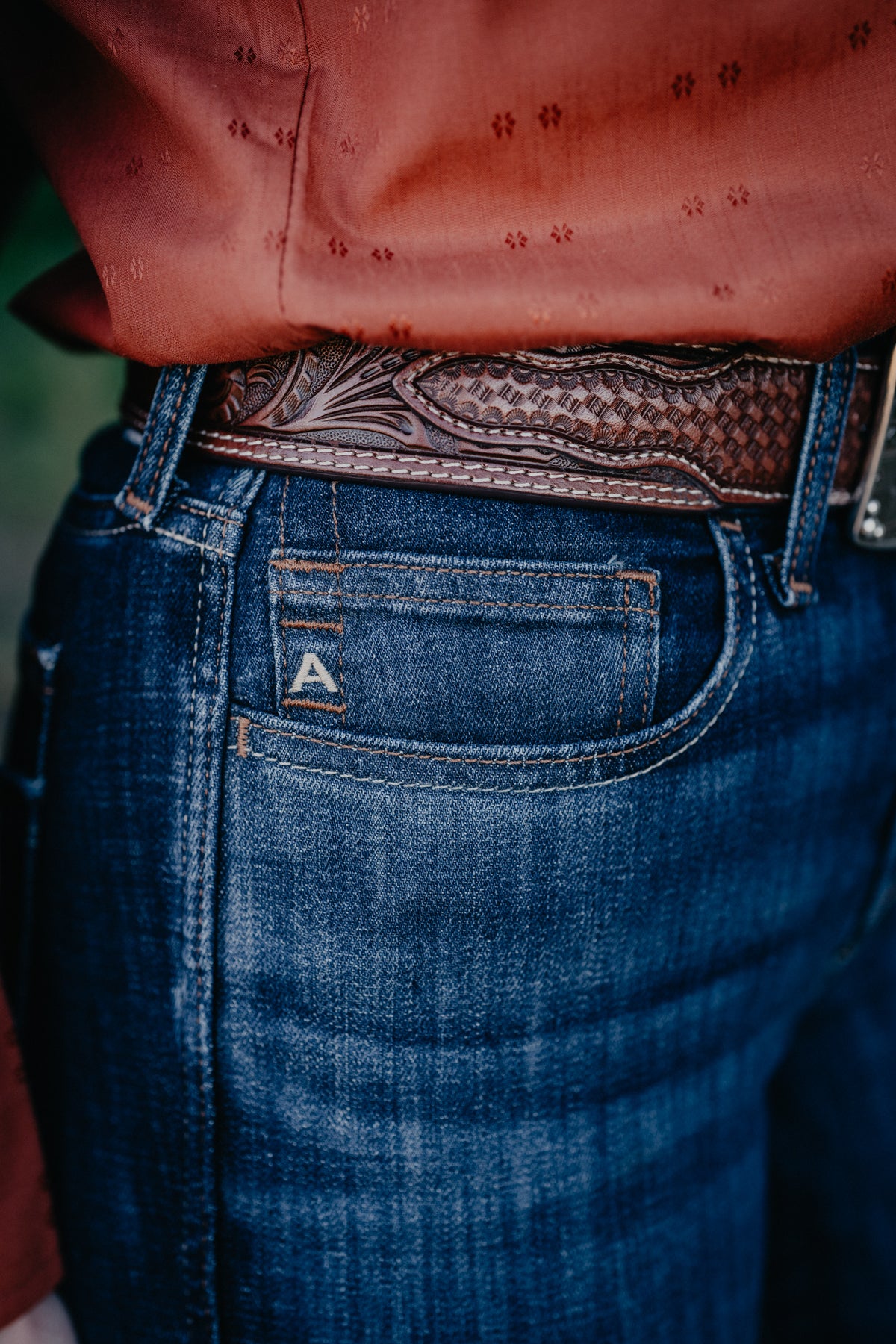 'Avani' Dark Wash High Rise Slim Trouser by Ariat