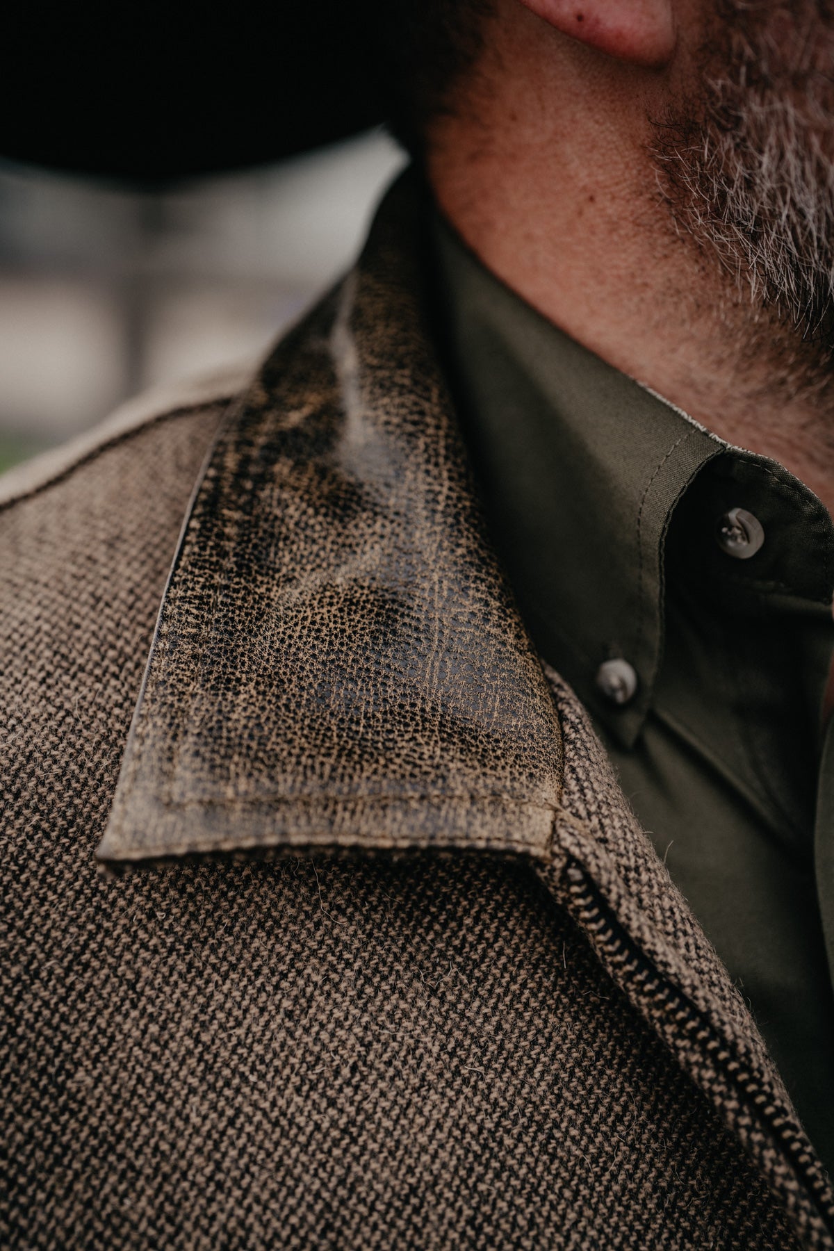 'Homesteader' Men's Heather Brown Wool Jacket by STS Ranchwear