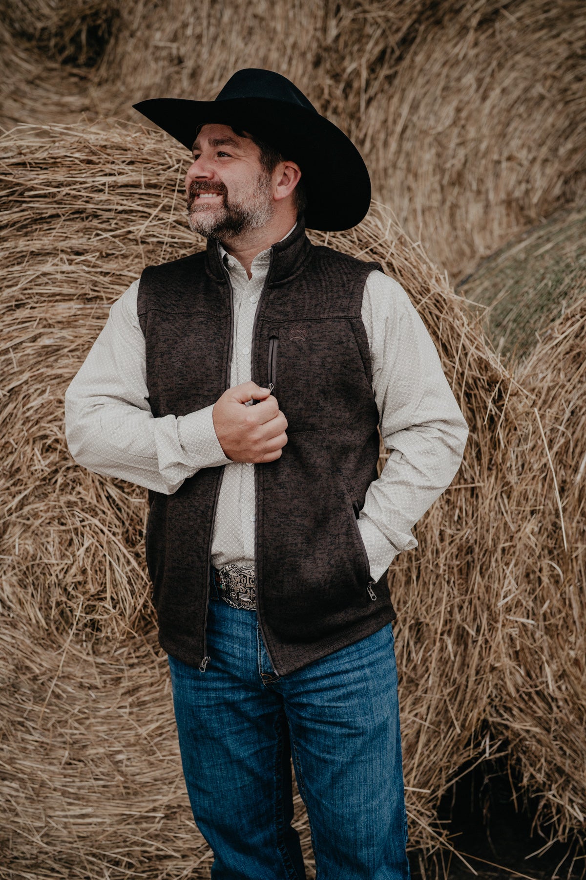 'Wacey' Brown CINCH Men's Sweater Vest