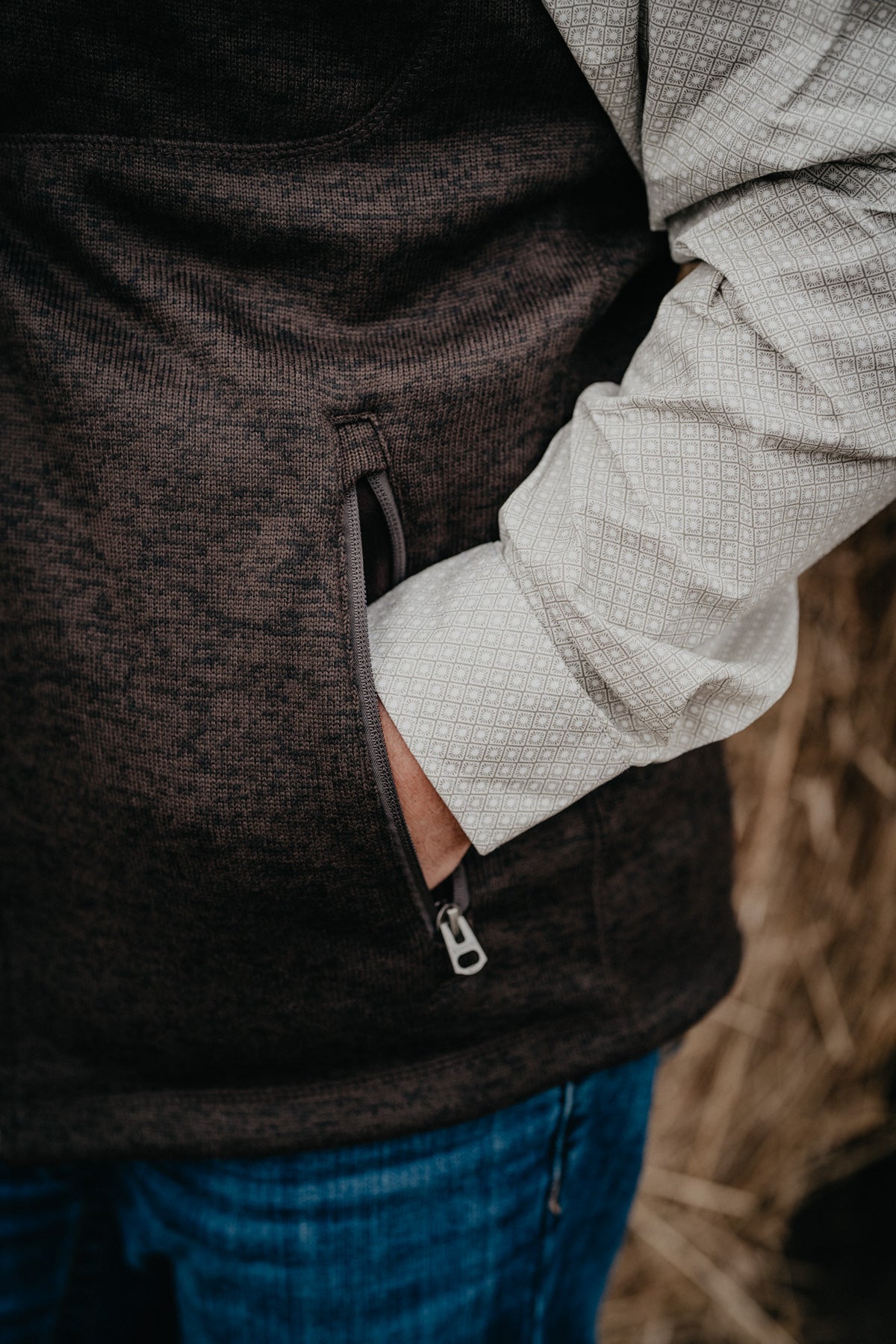 'Wacey' Brown CINCH Men's Sweater Vest