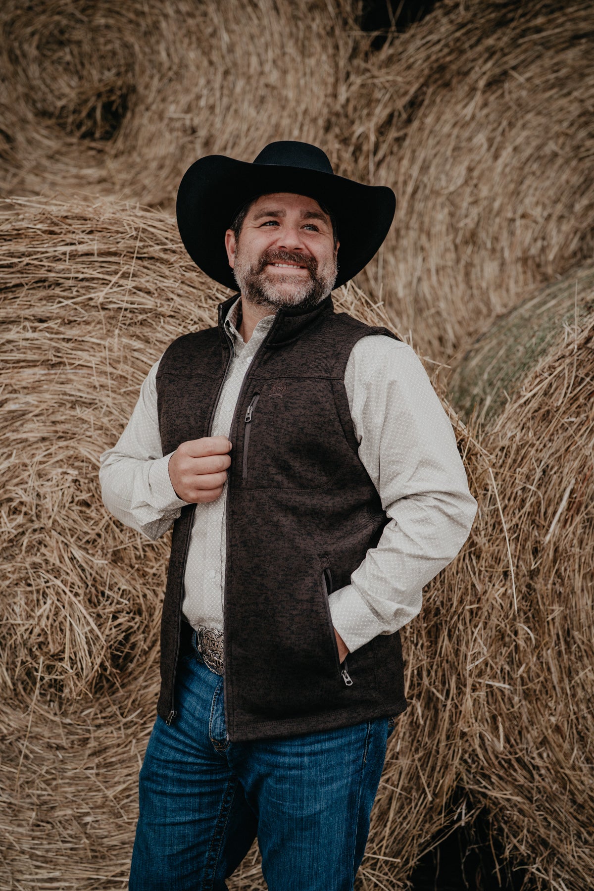 'Wacey' Brown CINCH Men's Sweater Vest