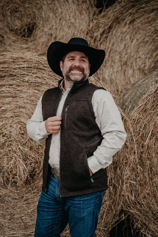 'Wacey' Brown CINCH Men's Sweater Vest