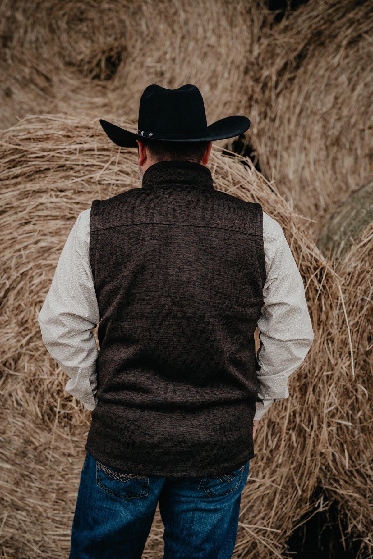 'Wacey' Brown CINCH Men's Sweater Vest