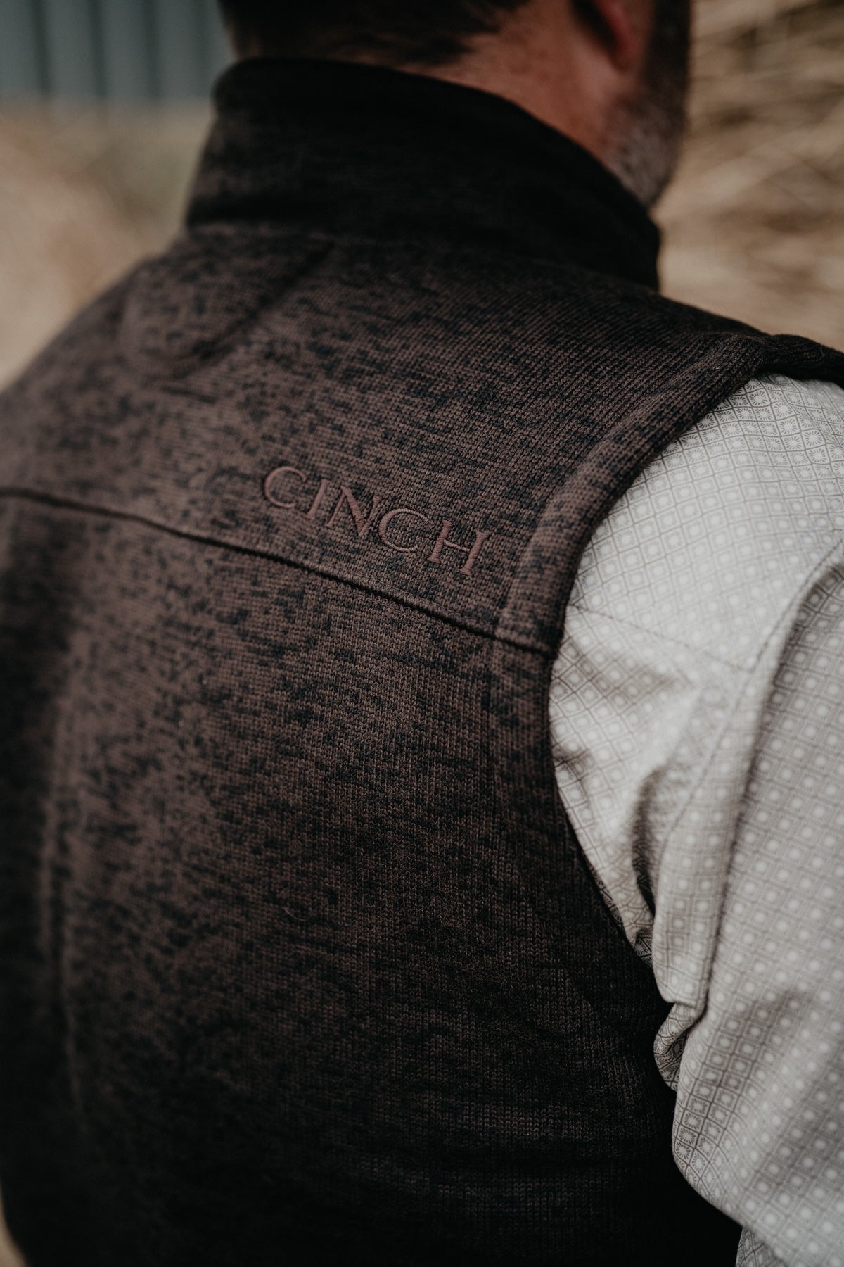 'Wacey' Brown CINCH Men's Sweater Vest