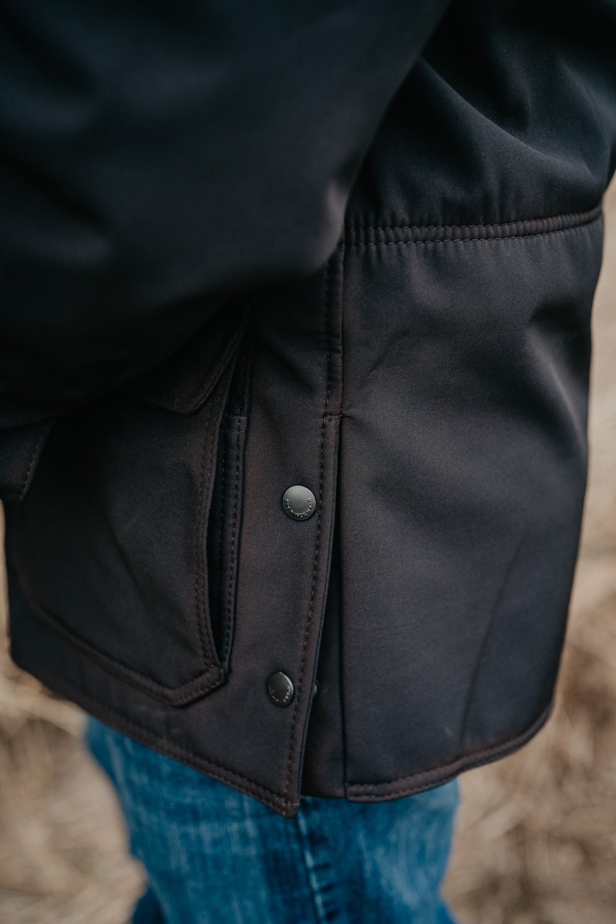 'Brazos' Men's Black Enzyme Jacket by STS Ranchwear