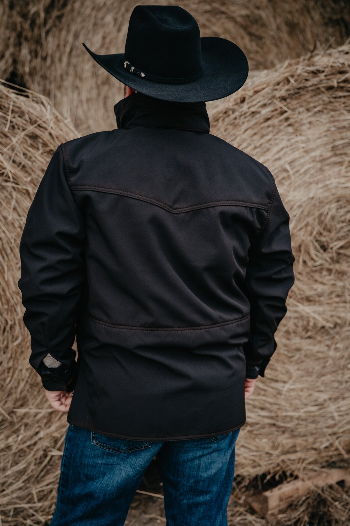 'Brazos' Men's Black Enzyme Jacket by STS Ranchwear