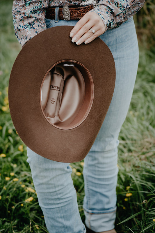 'Powder River' 4X Felt Cowboy Hat by Stetson (Mink)