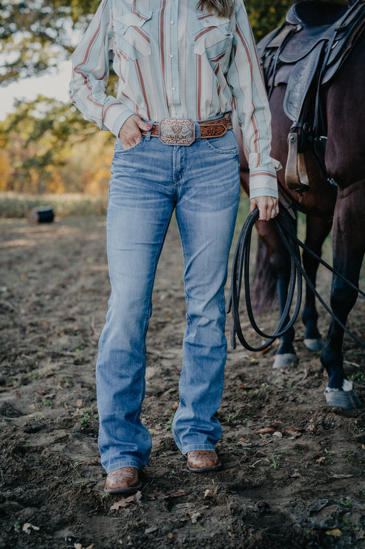 'Lyra' High Rise Bootcut Jean by Ariat