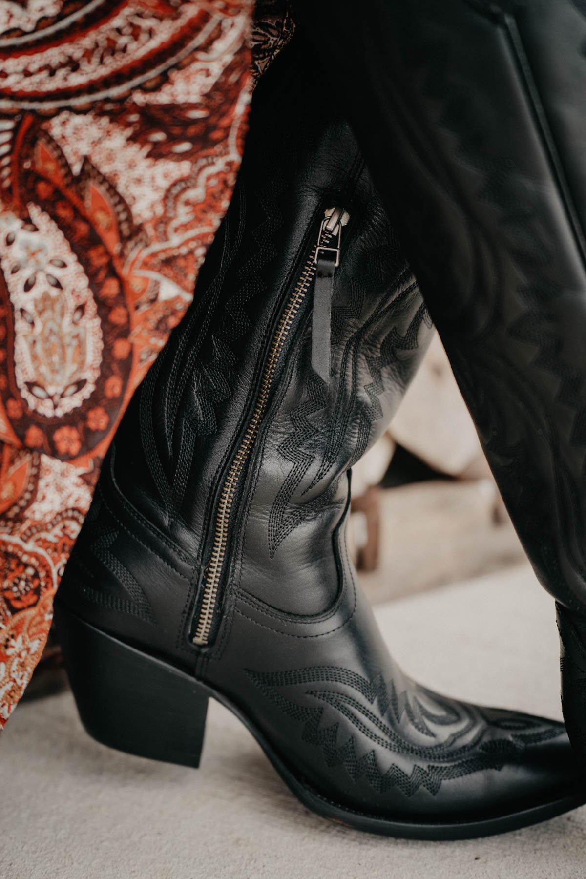 'Obsidian' All Black Casanova (Size 8 only)