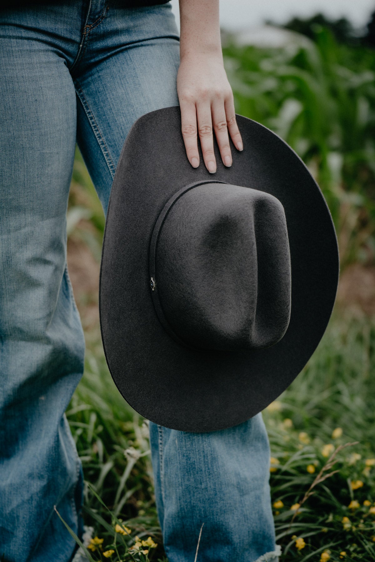 'Mason' 4X Felt Cowboy Hat by Stetson (Granite)