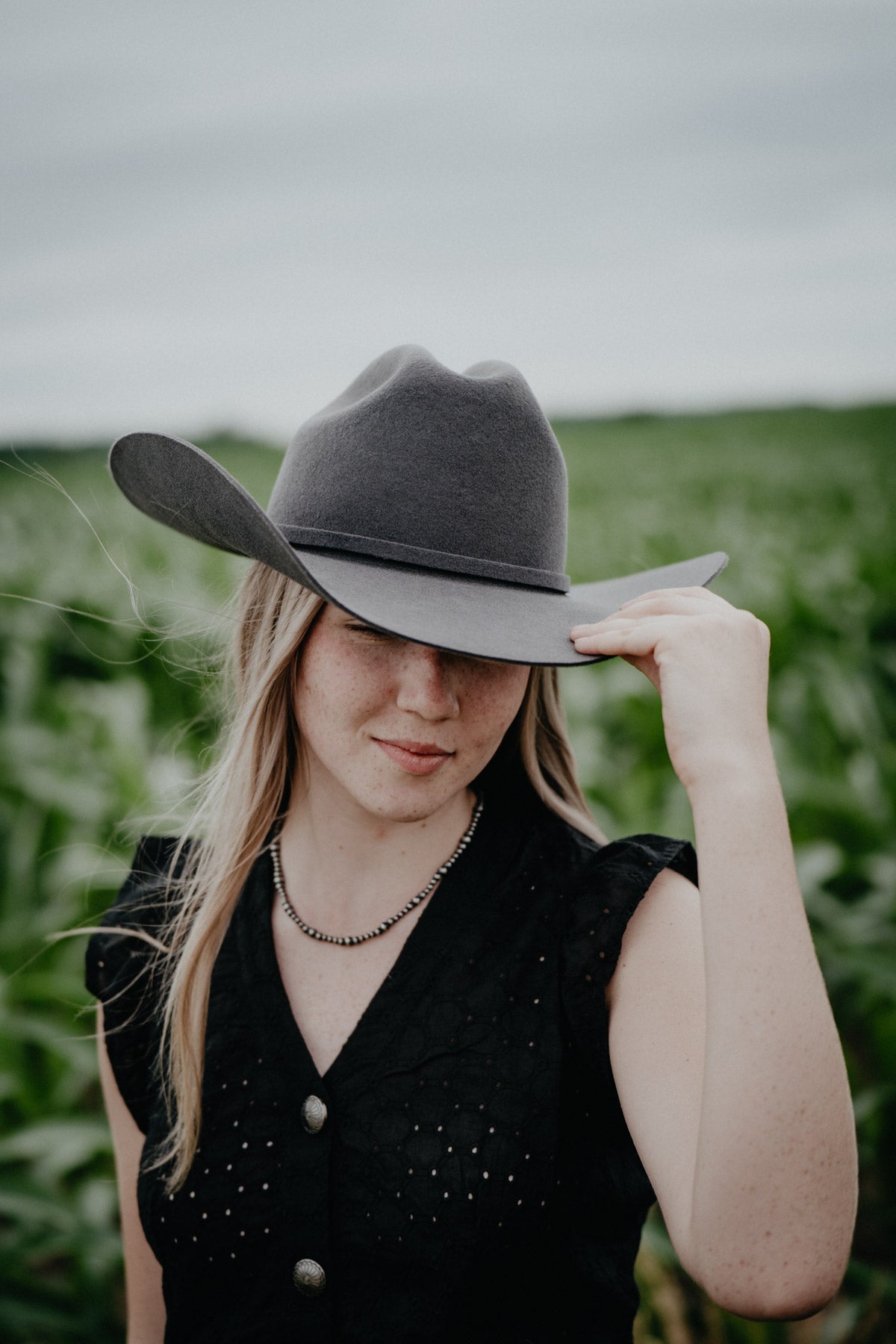 'Mason' 4X Felt Cowboy Hat by Stetson (Granite)