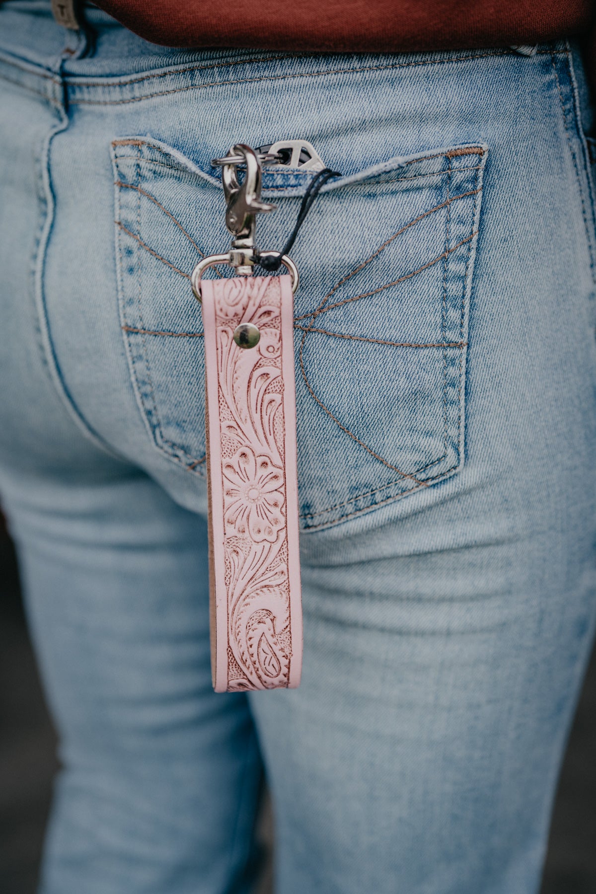 Western Loop Keychain Wristlet