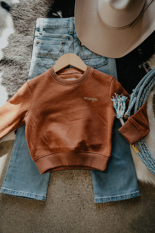 'Marty' Wrangler Boy's Tough Mocha Fleece (XXS-XL)