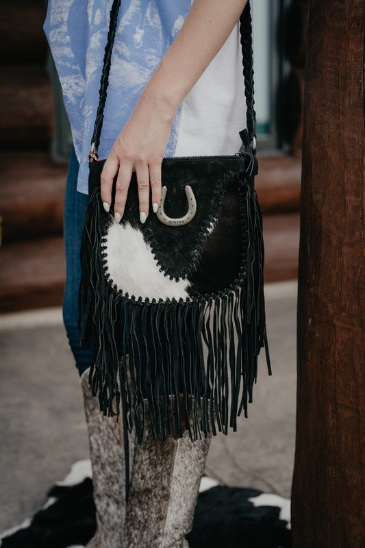 Mustang's Luck Suede and Hairon Bag