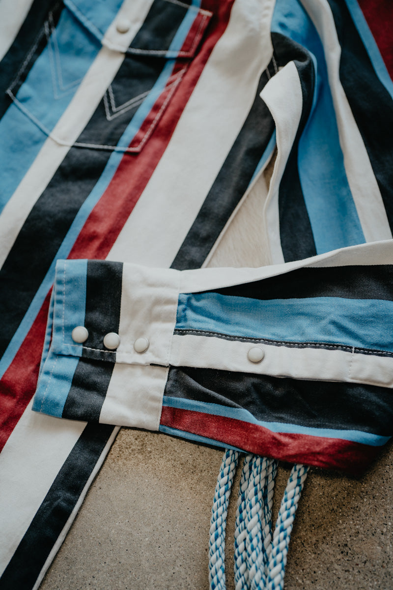 'Damon' Vintage Men's Pearl Snap by Wrangler (S-XXL)