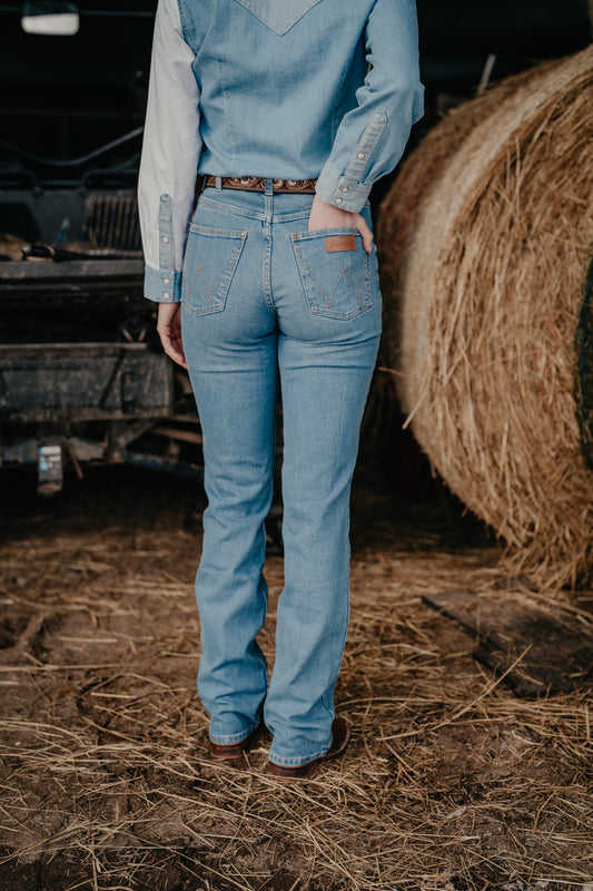 'Camila' Ultra High Rise Rodeo Bootcut Jean by Wrangler (24-35; Inseams 32-38)