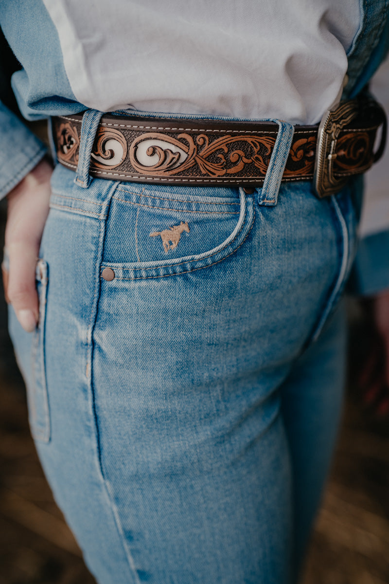 'Camila' Ultra High Rise Rodeo Bootcut Jean by Wrangler (24-35; Inseams 32-38)