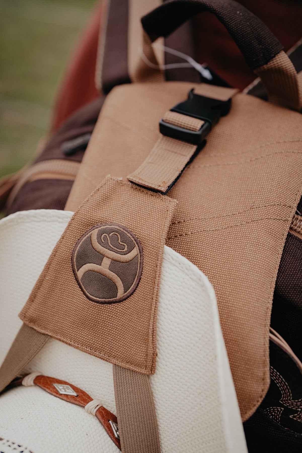 'Mule' Hooey Backpack Brown with Tan Accents
