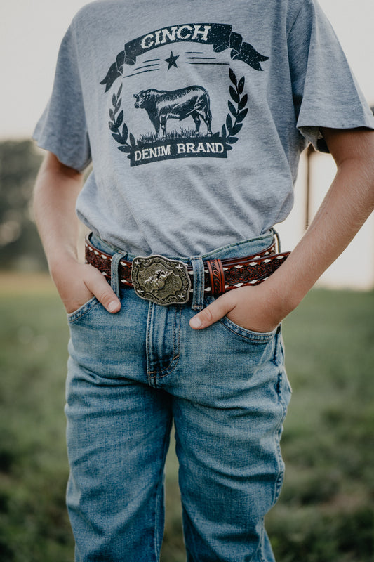 Boys 'Bull Rider' Belt (18-26)