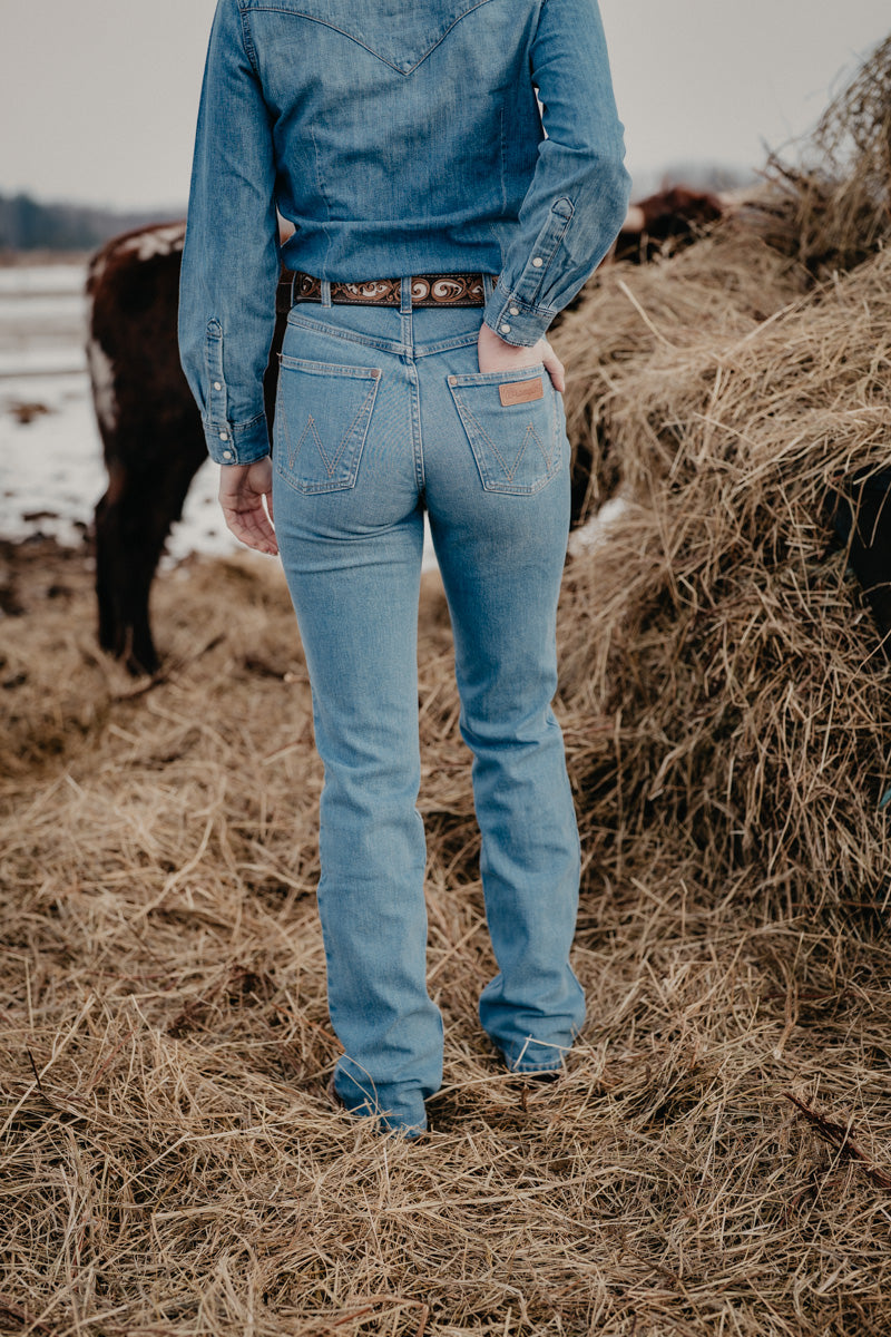 'Camila' Ultra High Rise Rodeo Bootcut Jean by Wrangler (24-35; Inseams 32-38)