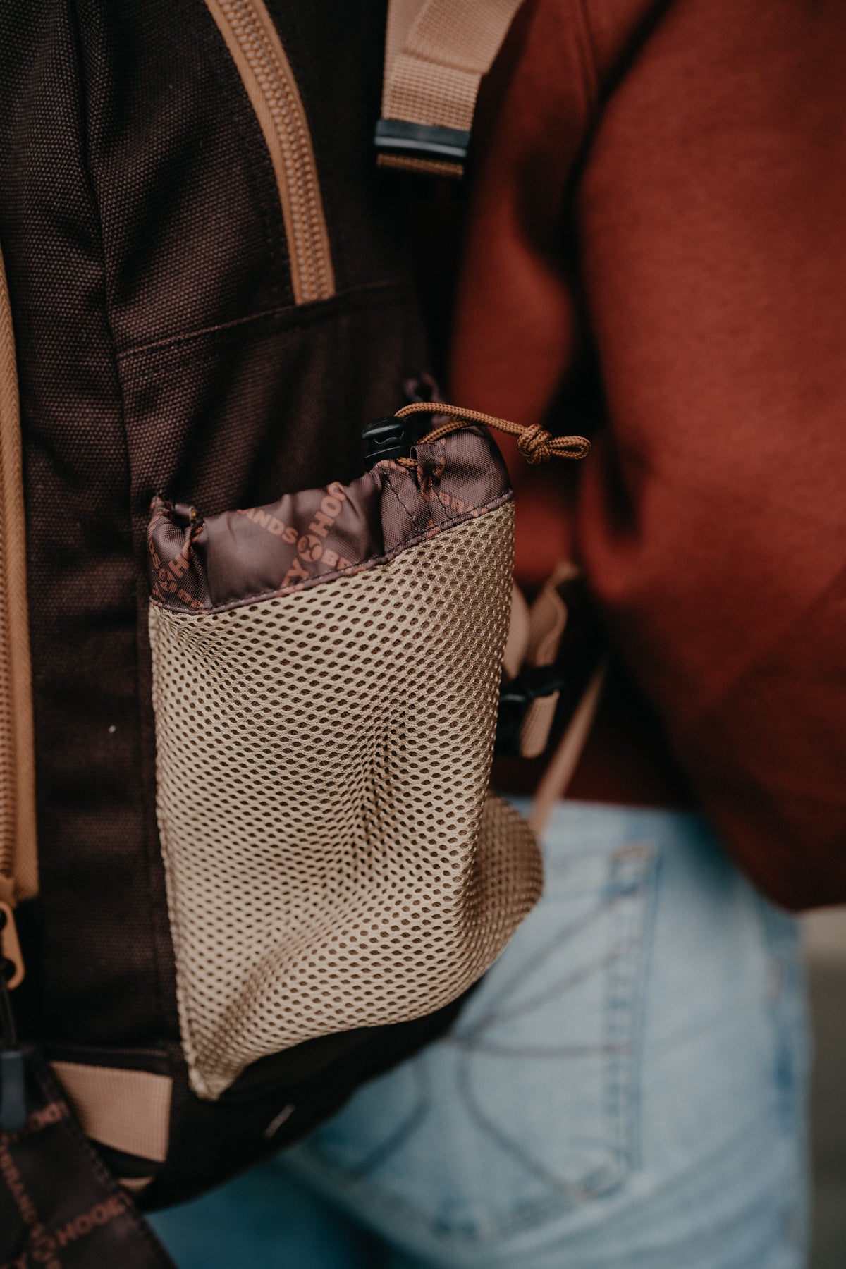 'Mule' Hooey Backpack Brown with Tan Accents