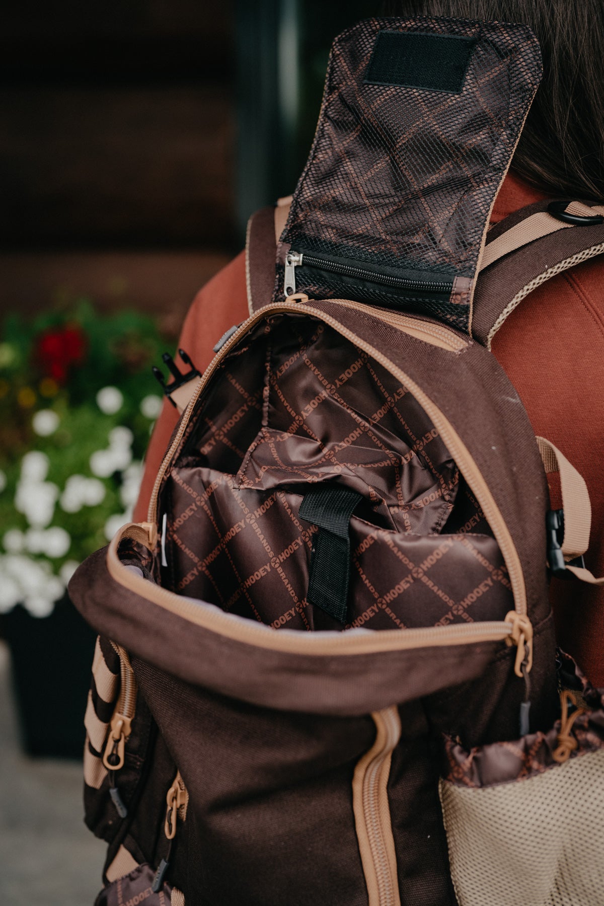 'Mule' Hooey Backpack Brown with Tan Accents