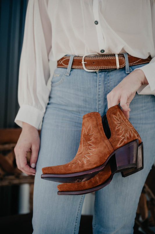Ariat Dixon Ankle Bootie - Penny Suede (Size 6.5 ONLY)
