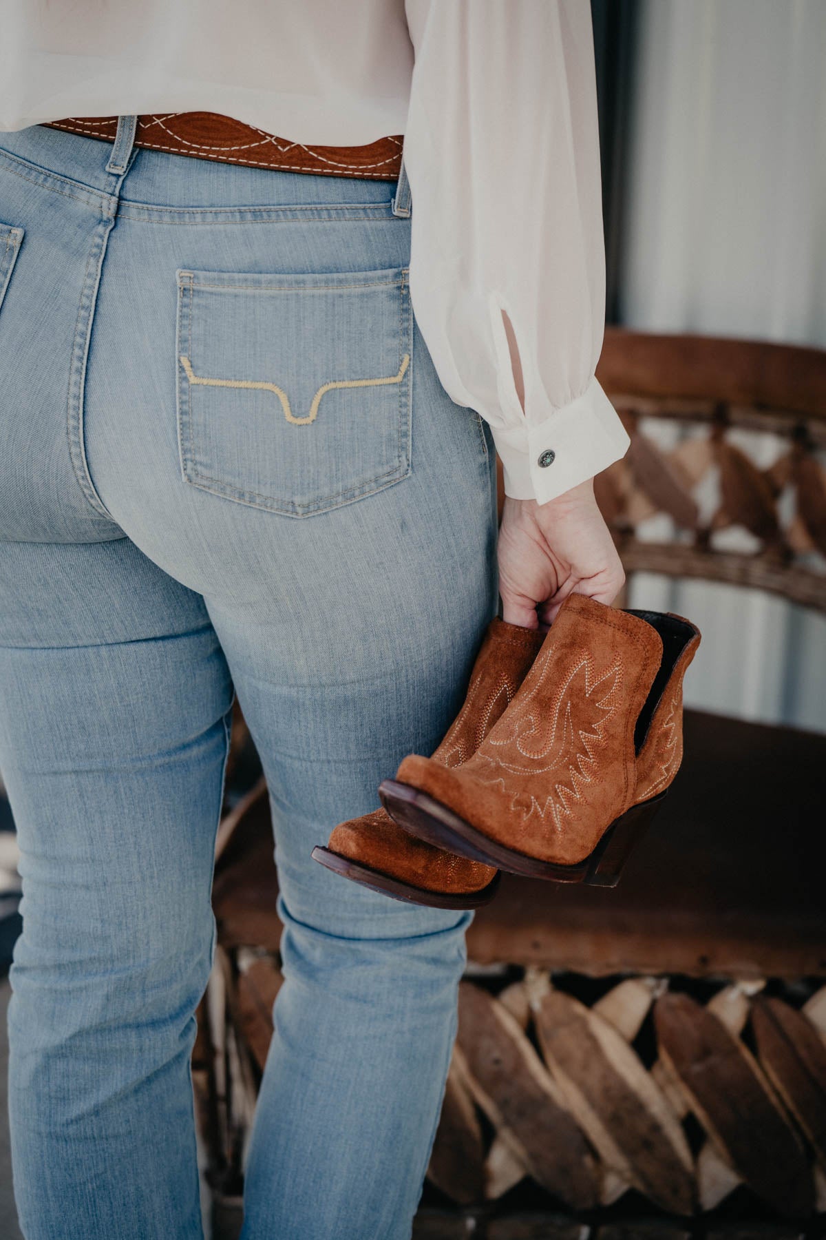 Ariat Dixon Ankle Bootie - Penny Suede (Size 6.5 ONLY)