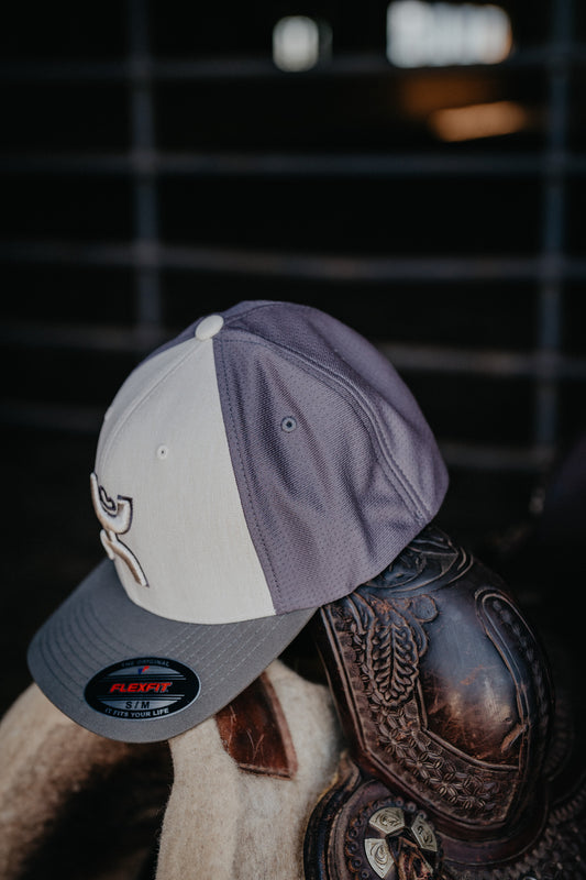 'Coach' 5-Panel Trucker Hat with Tan/Brown Logo By Hooey
