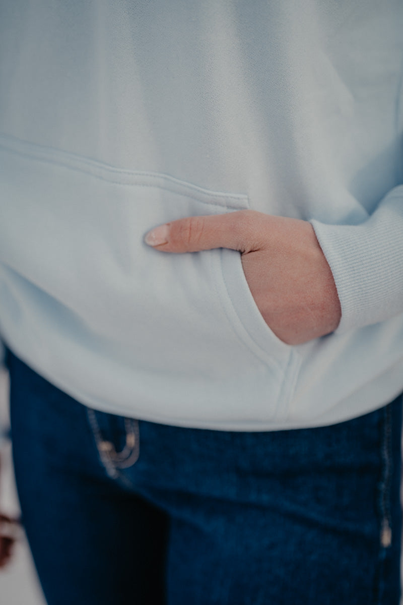 'Fiona' Women's Ariat Foundation Logo 1/2 Zip Sweatshirt (XS-XXL)