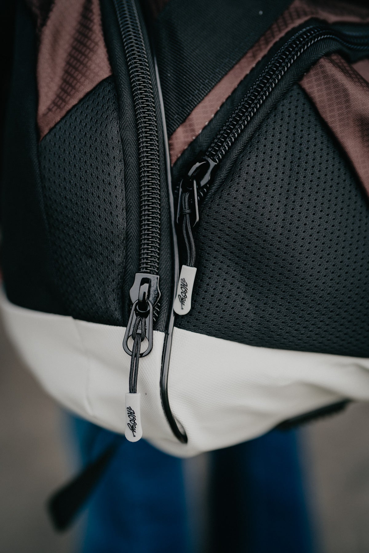 'Competitor' Hooey Duffle Bag - Chocolate with Black/Grey Accents