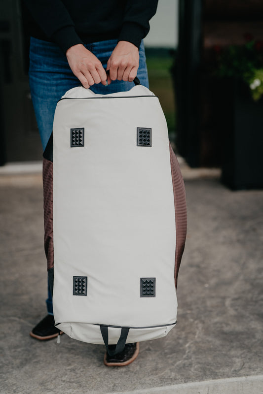 'Competitor' Hooey Duffle Bag - Chocolate with Black/Grey Accents