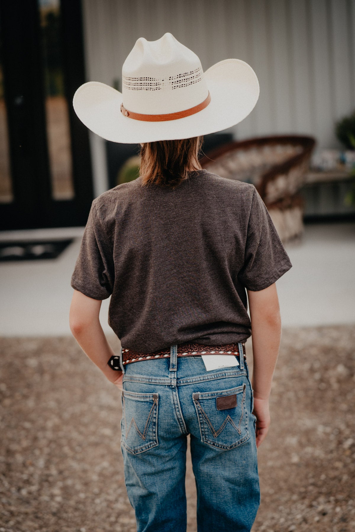 Youth Boys "Rodeo Since '96" CINCH Charcoal T-Shirt