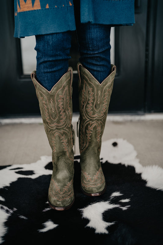 {Soft Olive} Casanova Tall Western Boot by Ariat (Sizes 6-10 B width)