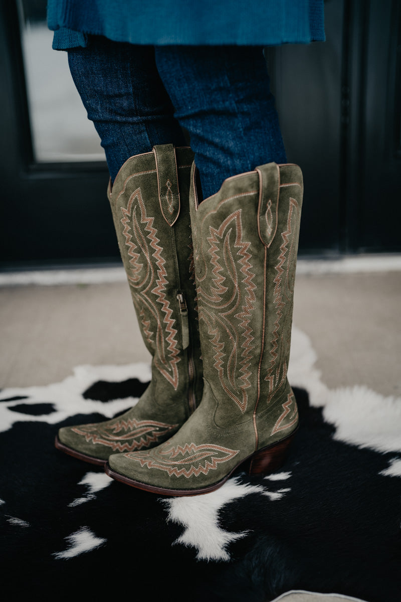 {Soft Olive} Casanova Tall Western Boot by Ariat (Sizes 6-10 B width)