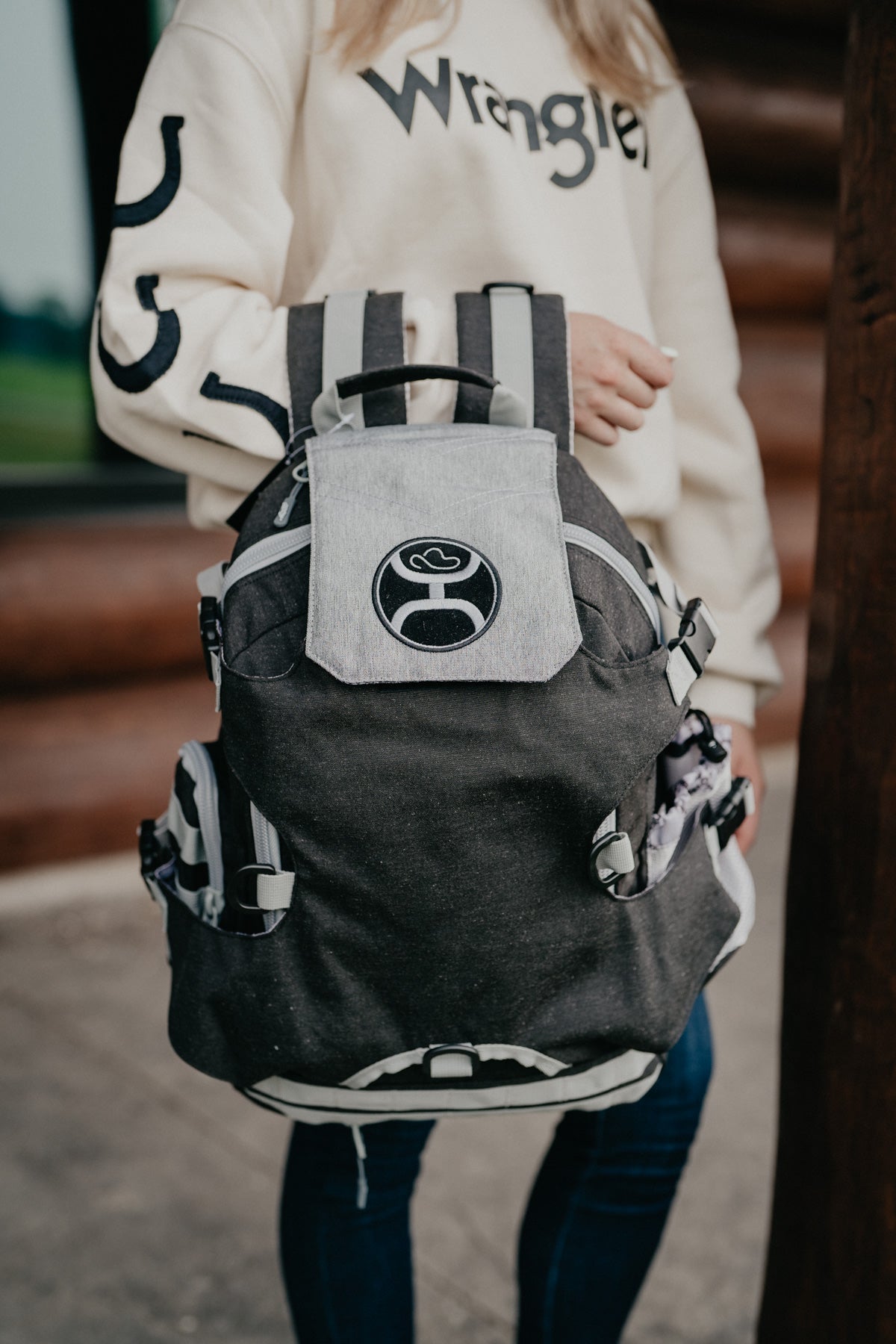 Mule' Hooey Backpack Black with Grey Accents – Cold Cactus Inc