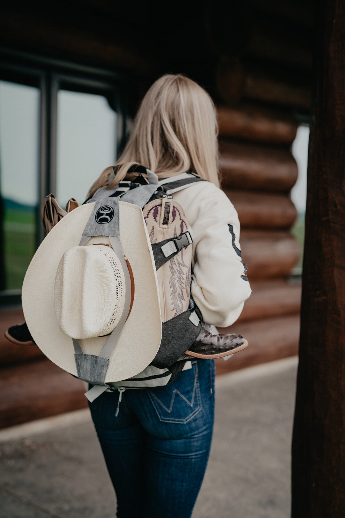 'Mule' Hooey Backpack Black with Grey Accents