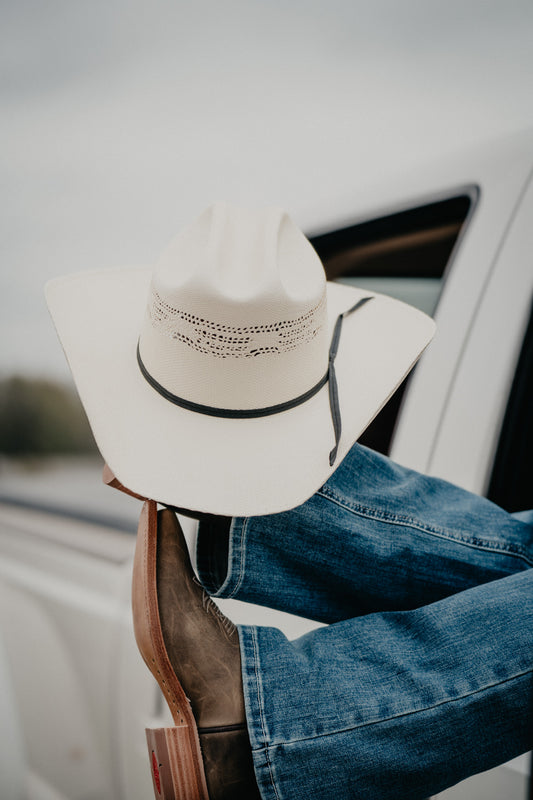 Denison 7X Straw Cowboy Hat by Resistol