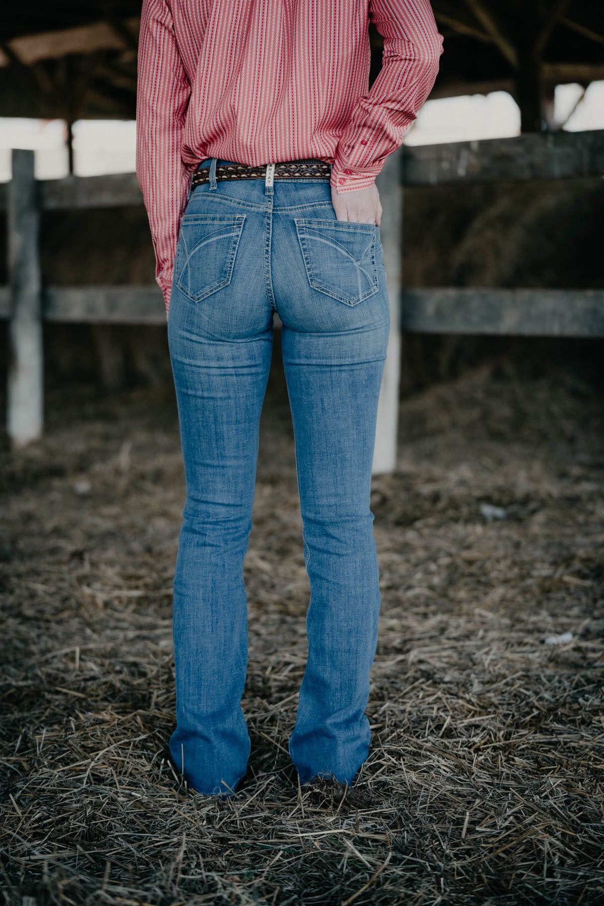 'Daniela' High Rise Bootcut Jean by Ariat (Sizes 30-34 only)