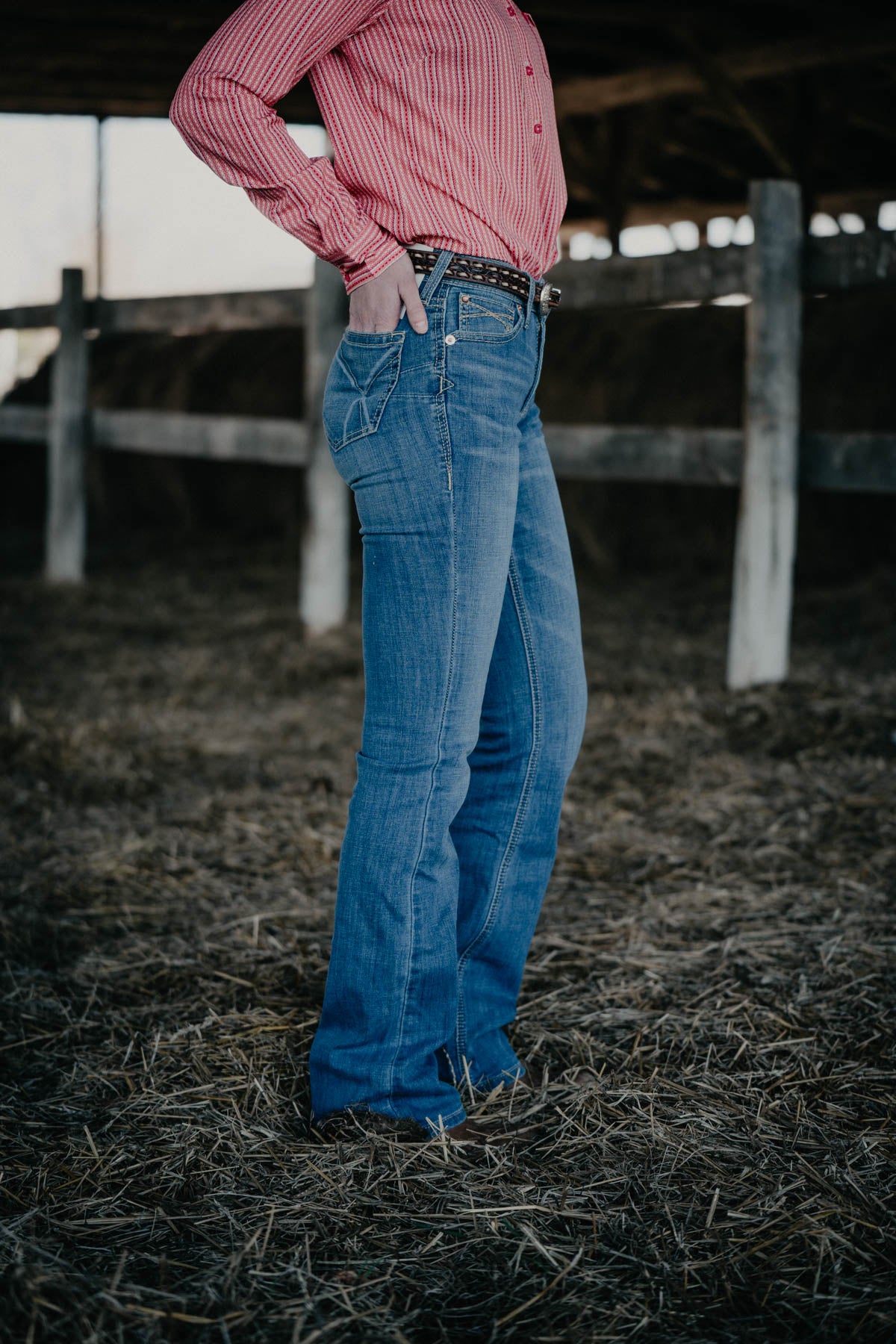 'Daniela' High Rise Bootcut Jean by Ariat (Sizes 30-34 only)