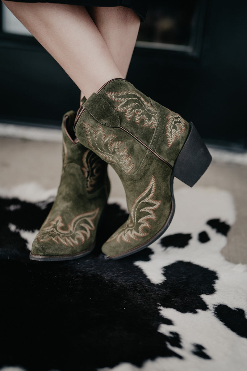 'Chandler' Ariat X-Toe Bootie {Soft Olive} Sizes 6-10
