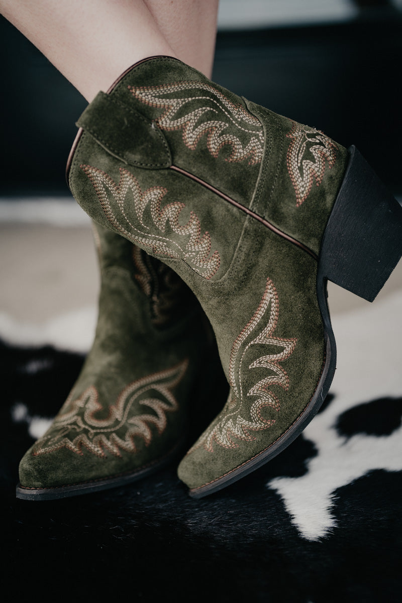 'Chandler' Ariat X-Toe Bootie {Soft Olive} Sizes 6-10
