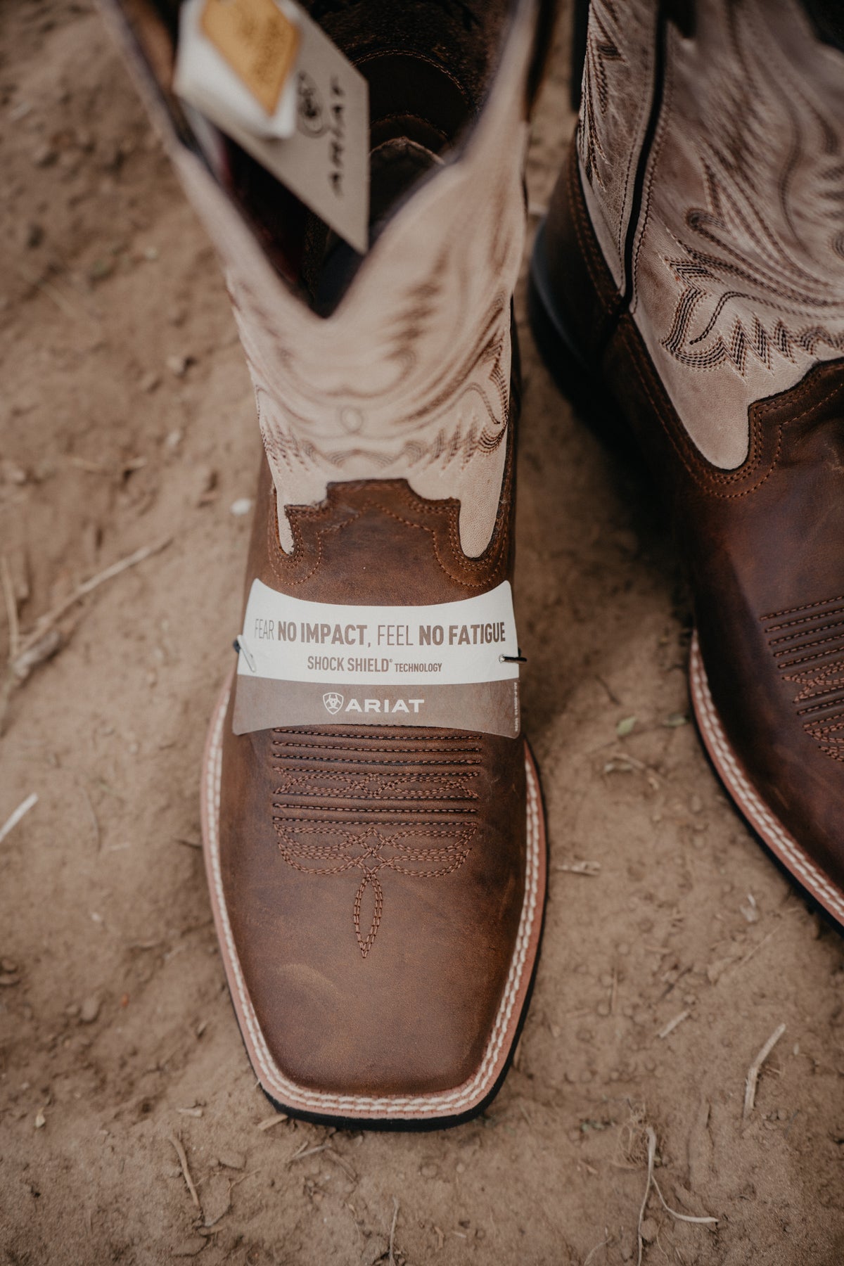 'Bush Creek' Men's Ariat Cowboy Boots (Sizes 8.5-13; D & EE Widths)
