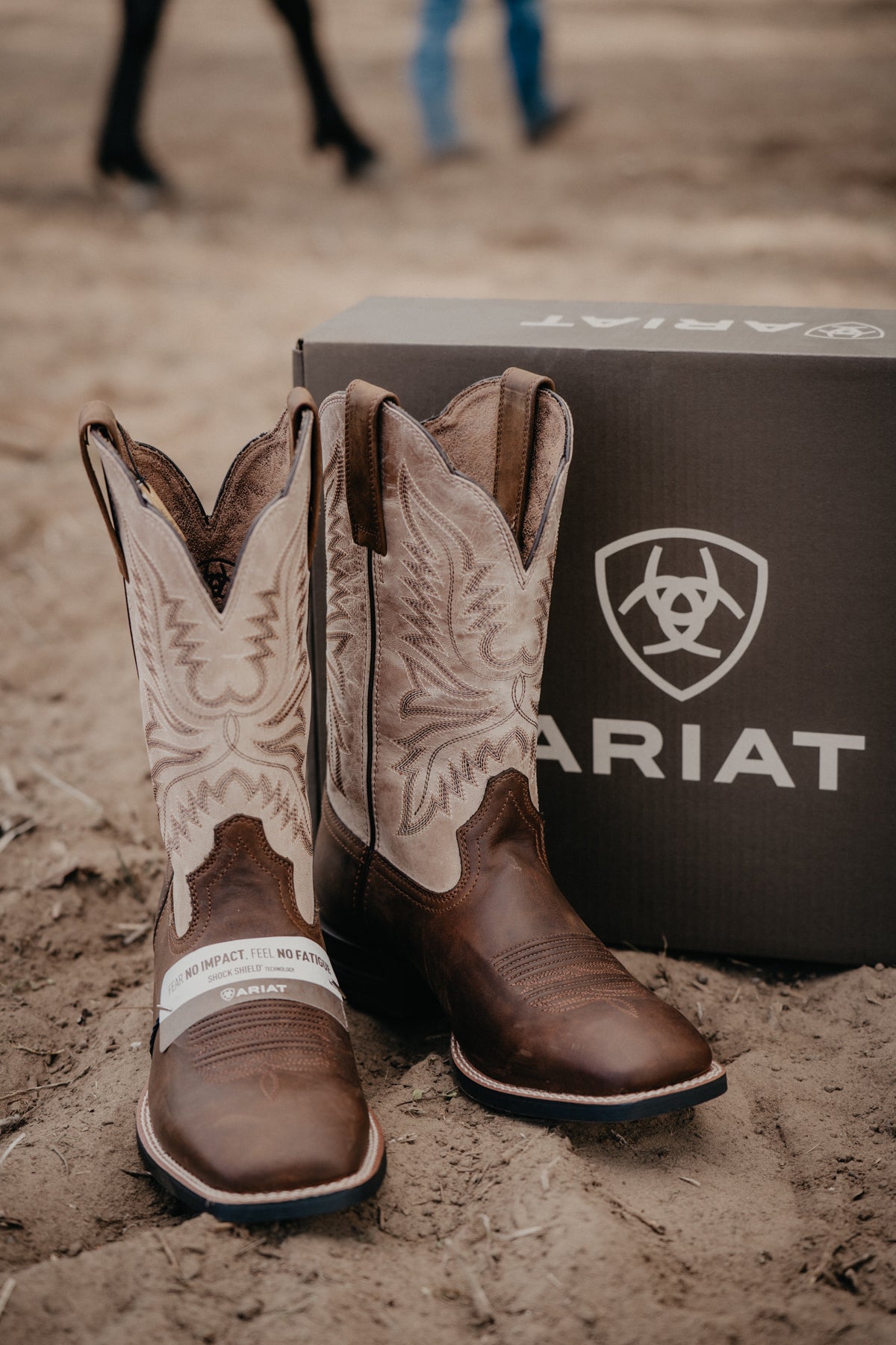 'Bush Creek' Men's Ariat Cowboy Boots (Sizes 8.5-13; D & EE Widths)