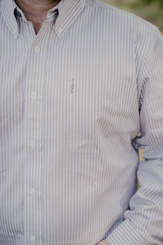 'Flint' White CINCH Men's Modern Fit Button Down (S-XXL)