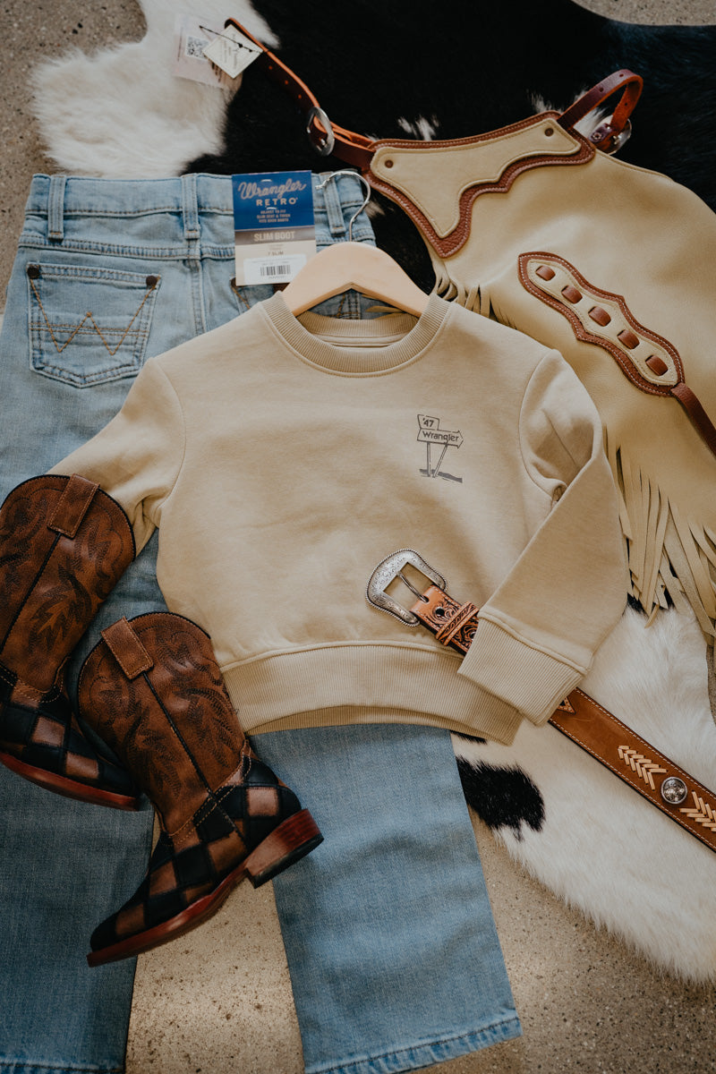 'Trent' Wrangler Boy's Tan Pullover (XXS-XXL)