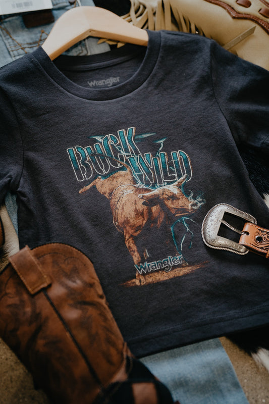 'Buck Wild' Boy's Tee by Wrangler (XXS-XL)